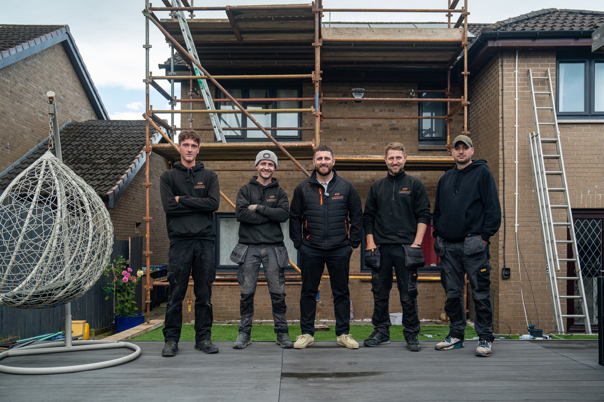 a j renewables team